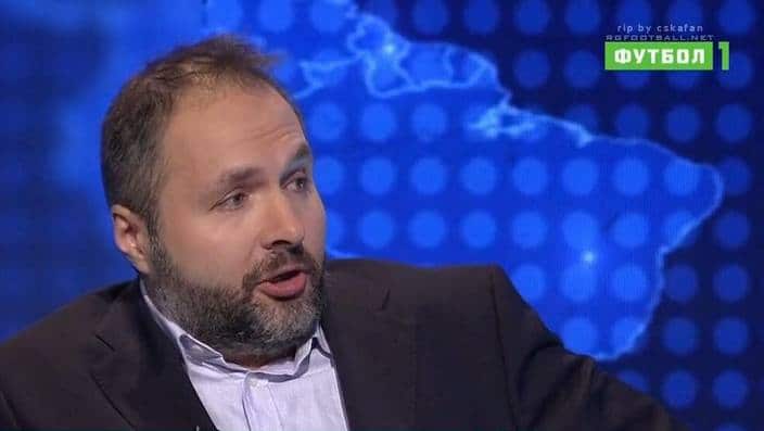 Sports commentator Nikolay Saprin
