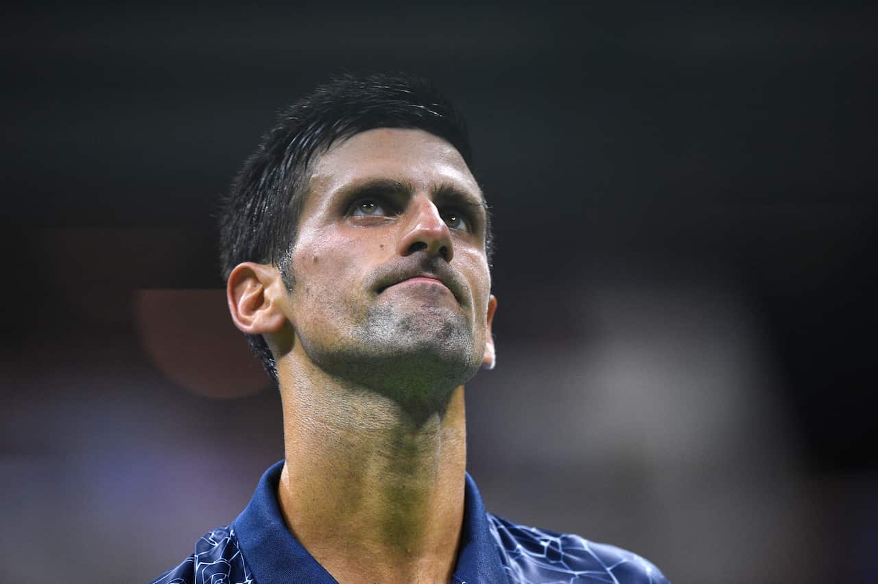 Novak Djokovic of Serbia 