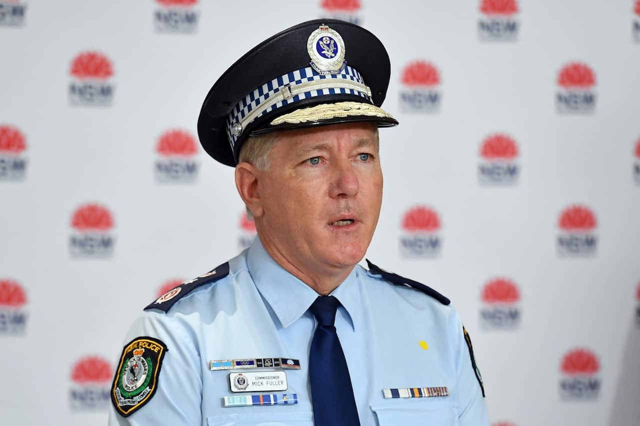 NSW Police Commissioner Mick Fuller announces ADF will support control of Covid measures