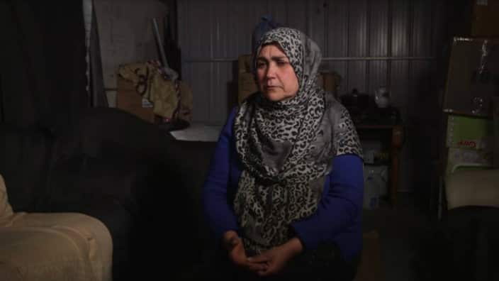 Homeless Afghan Woman