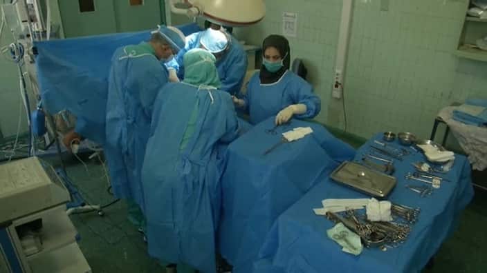 Organ transplant surgery 