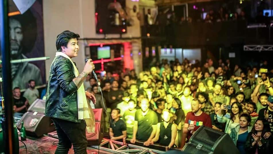 Nattu Shah performing.