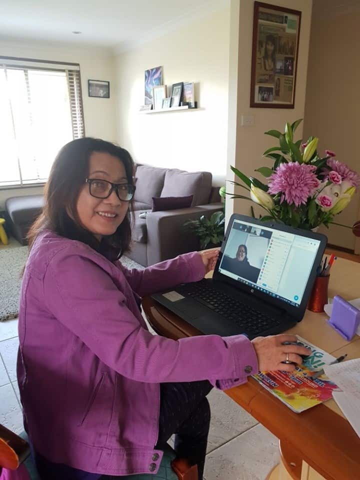 Chị Phạm Bích Thủy - Hội phụ nữ Á châu Nơi làm việc