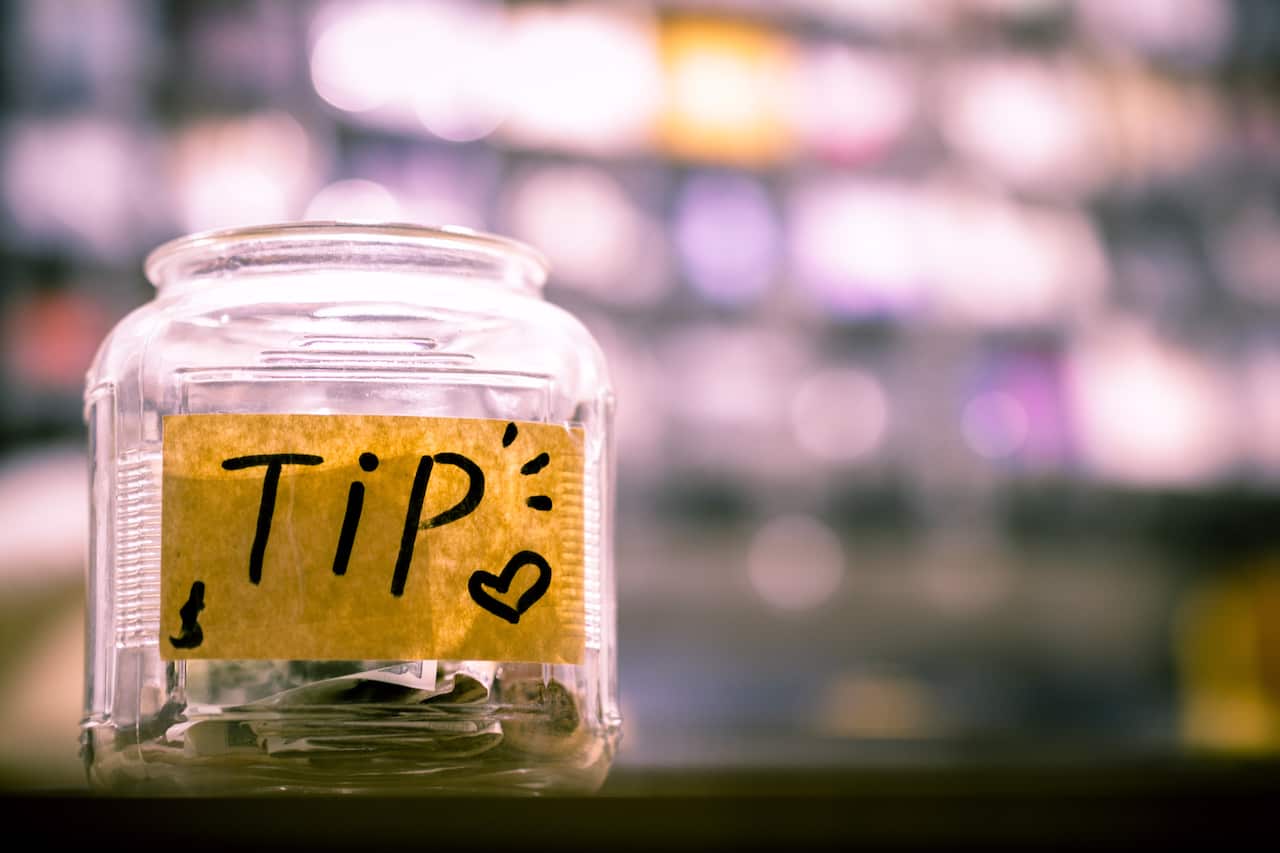 Tips jar