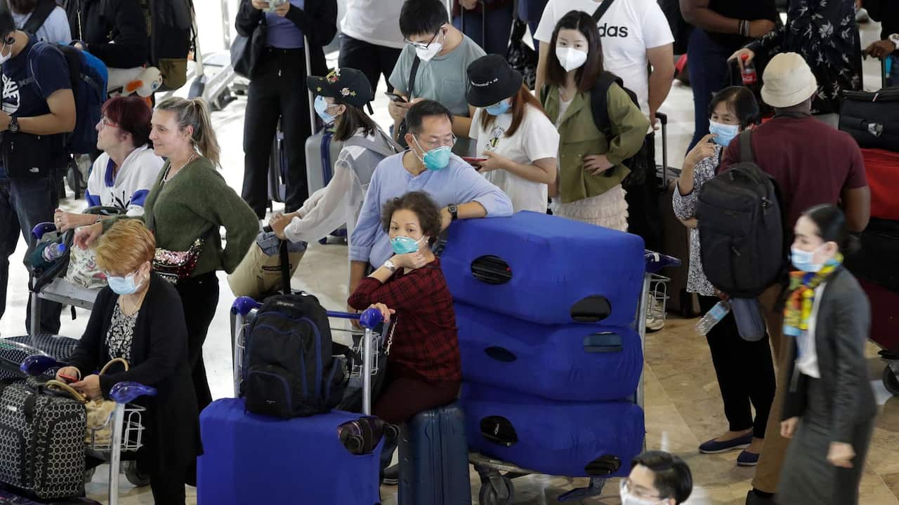 Passengers at the NAIA, 
