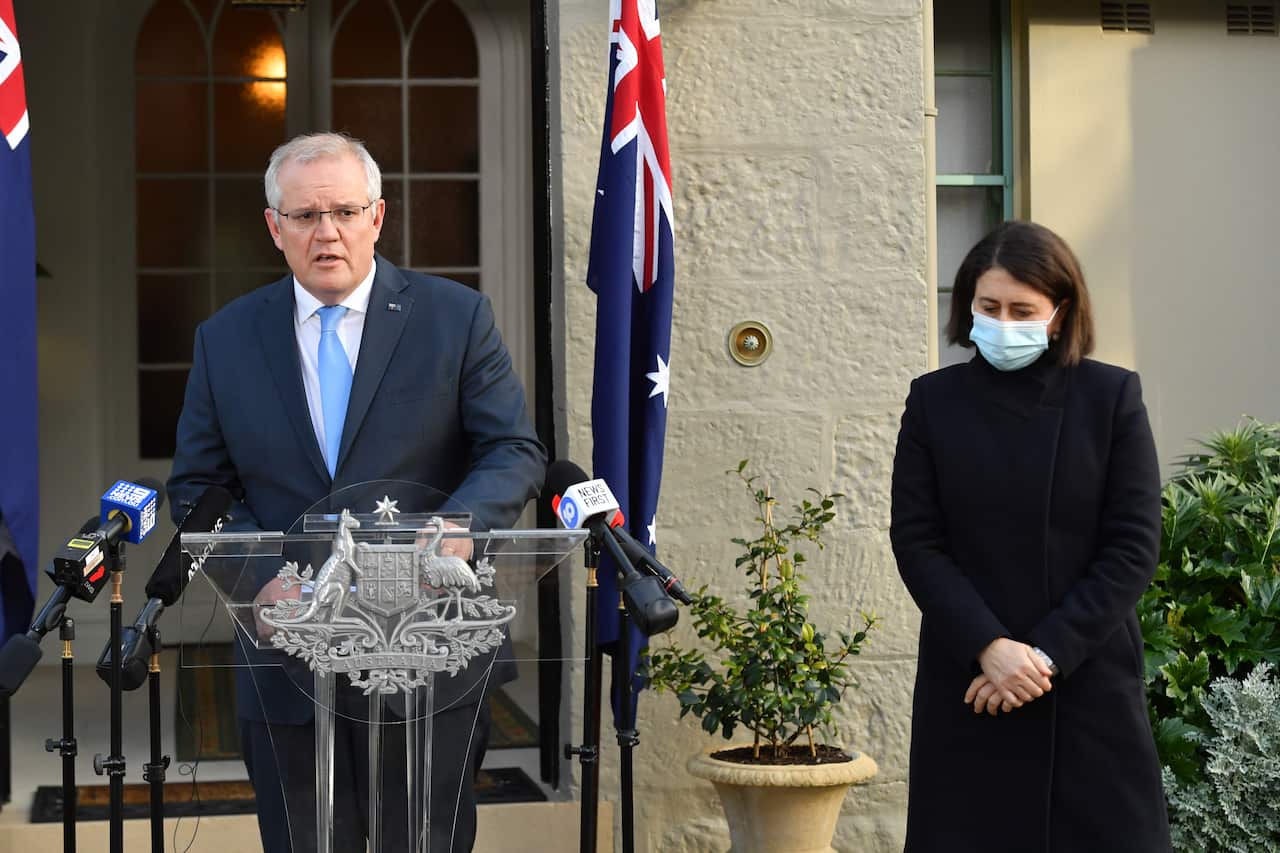 Scott Morrison Gladys Berejiklian