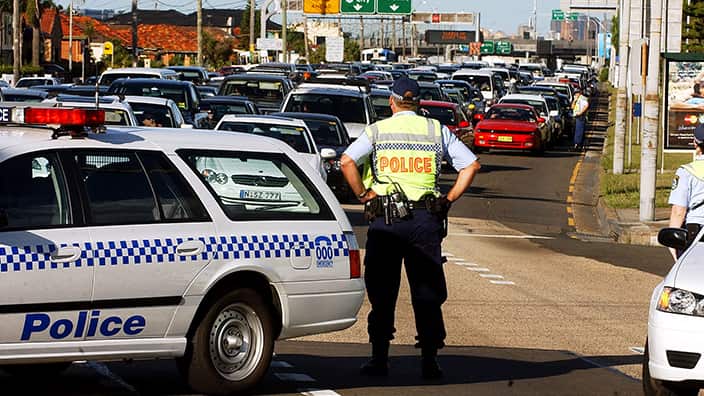 police traffic accidents