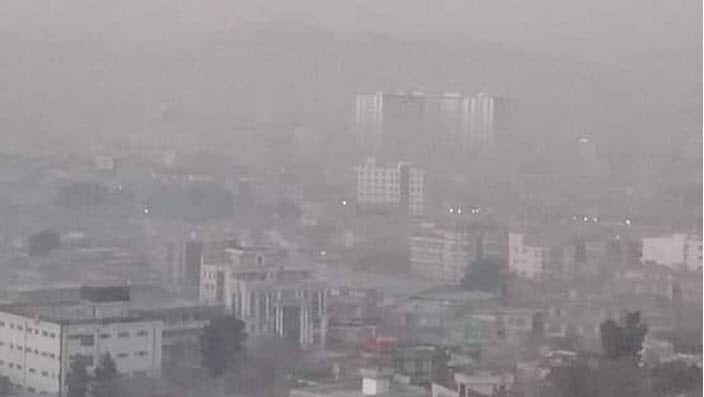 Pollution in Kabul city