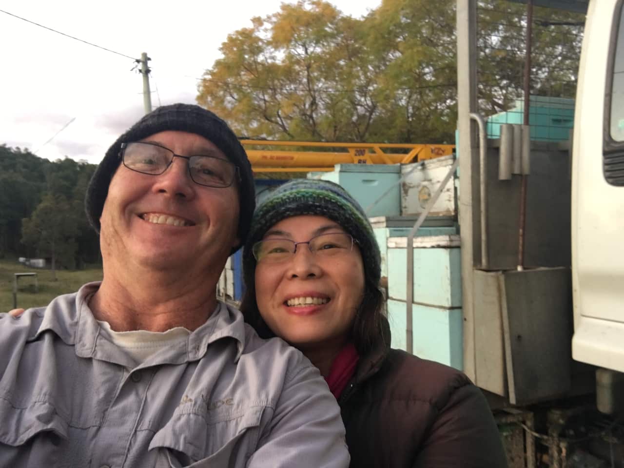 Ruth met Simon through online dating.