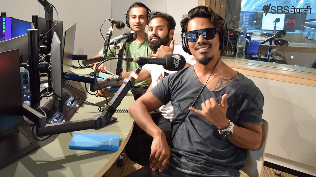 S Events' Sunod Shrestha, Sushanta Poudel and Bimal Nepal