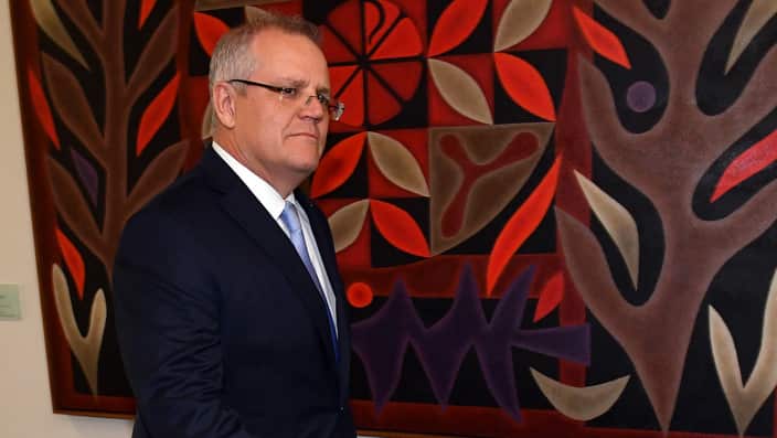 Newly elected Prime Minister Scott Morrison
