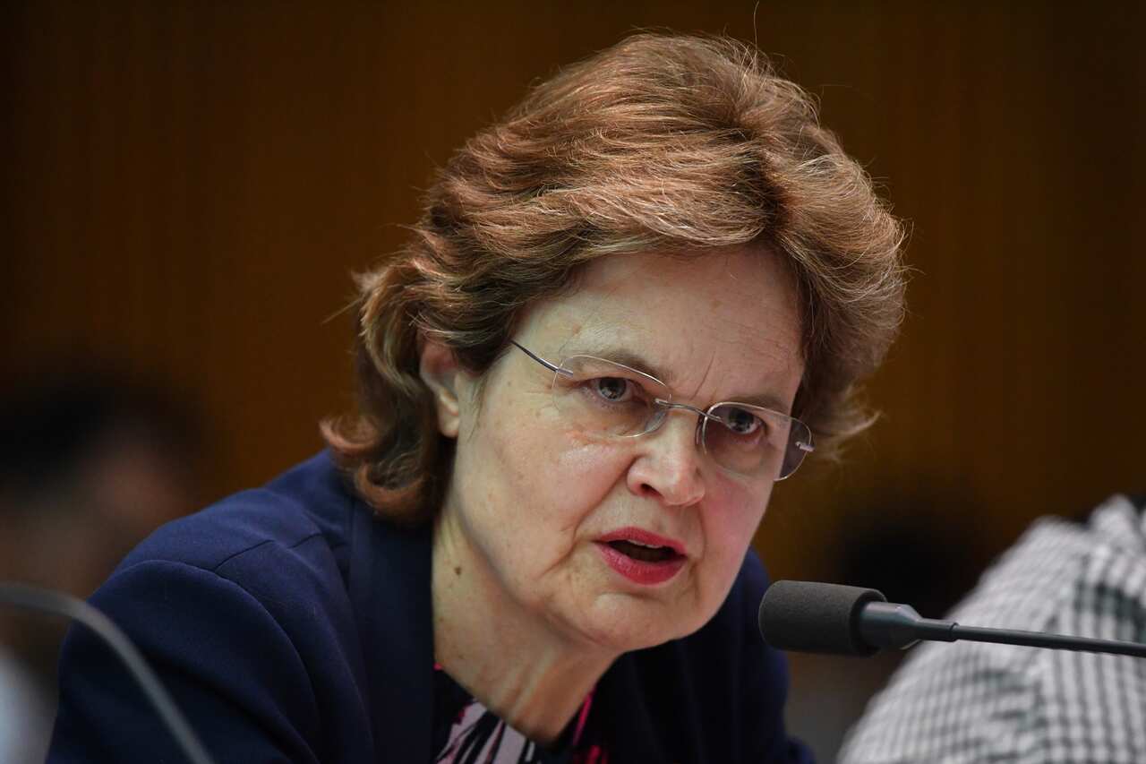 Secretary of the Department of Foreign Affairs and Trade DFAT Frances Adamson - AAP