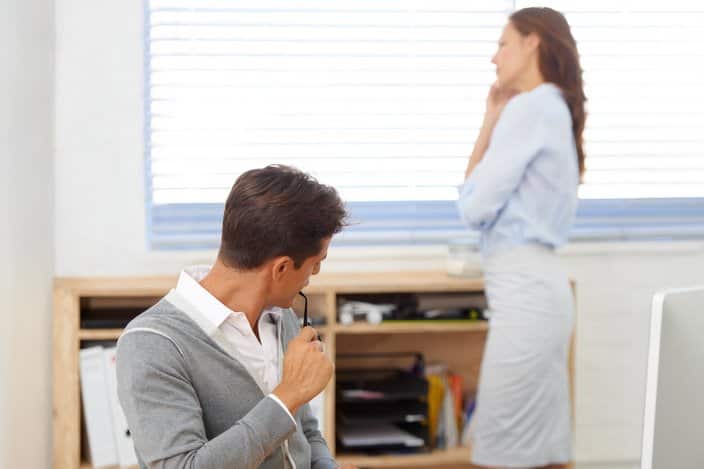 Improper office etiquette