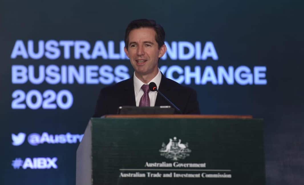 Simon Birmingham in India