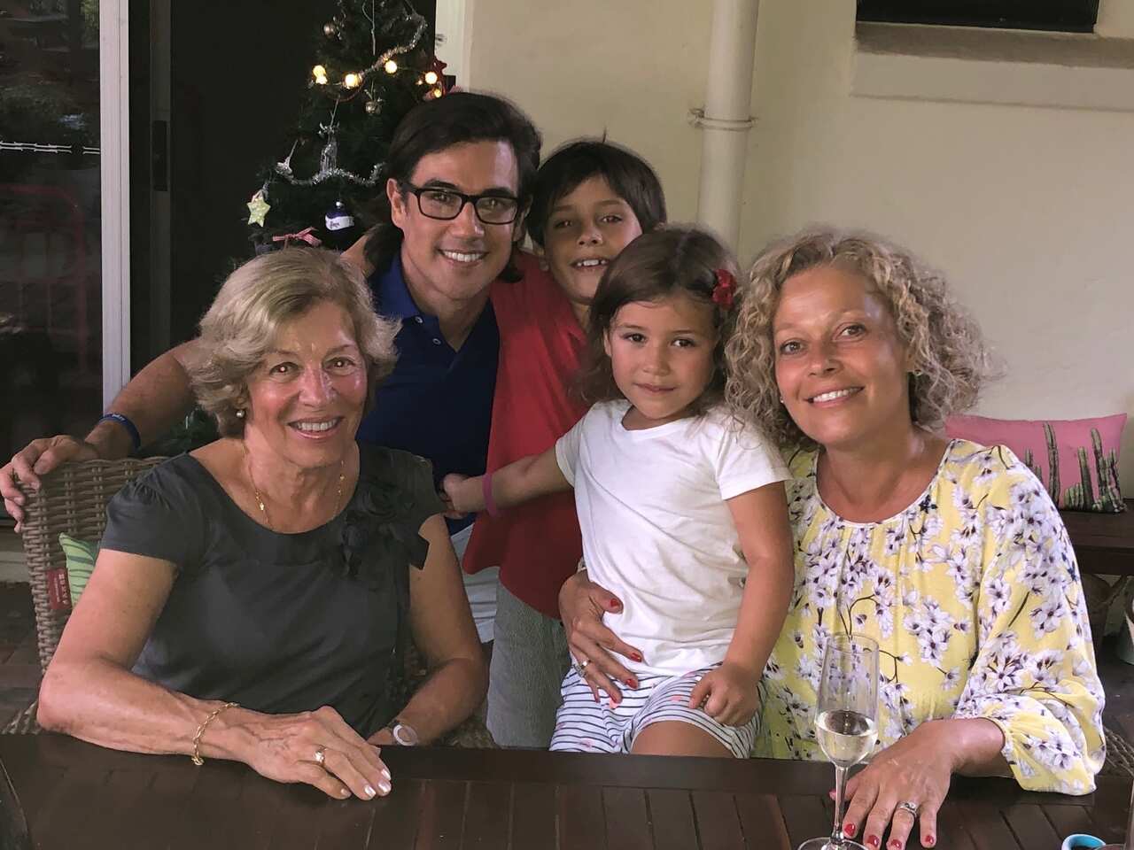 Simone and her family 