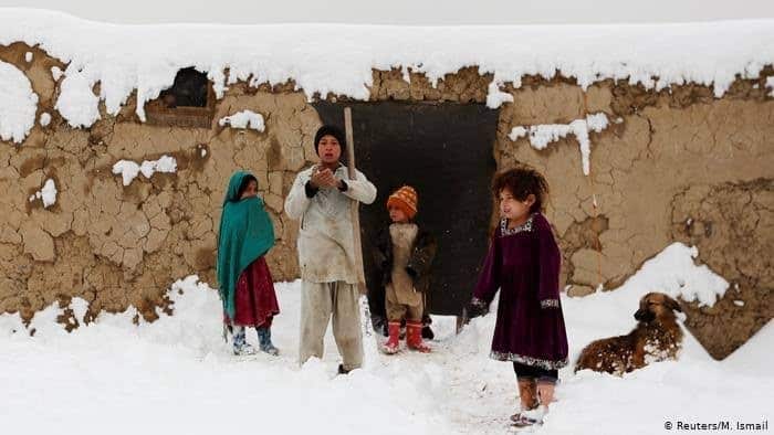 Snowing in Afghanistan