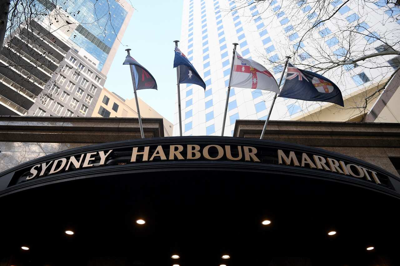 A Security guard overseeing quarantine at the Marriott Hotel at Circular Quay has tested positive to COVID-19