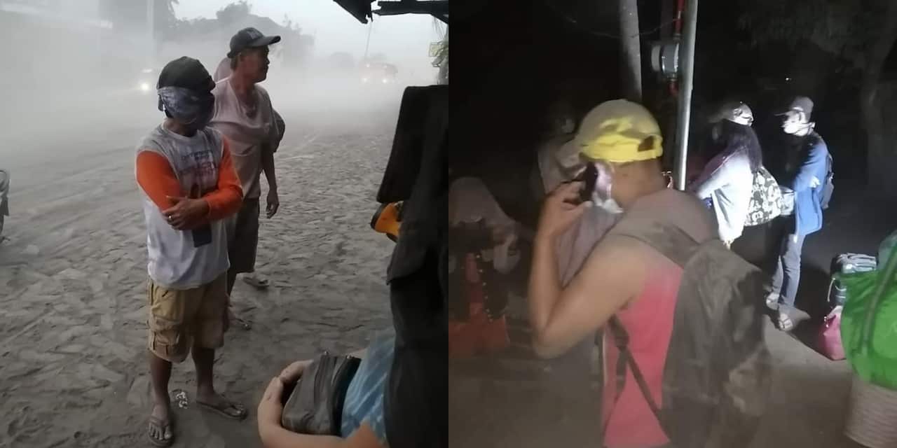 Taal eruption, evacuation 