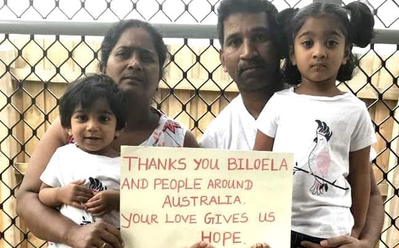 Tamil Biloela family 