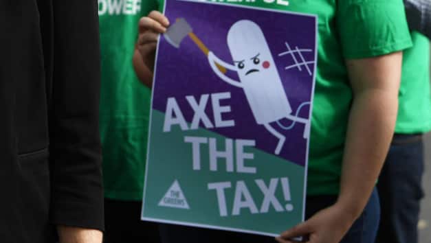 The federal government says feminine hygiene products will be exempt from the GST