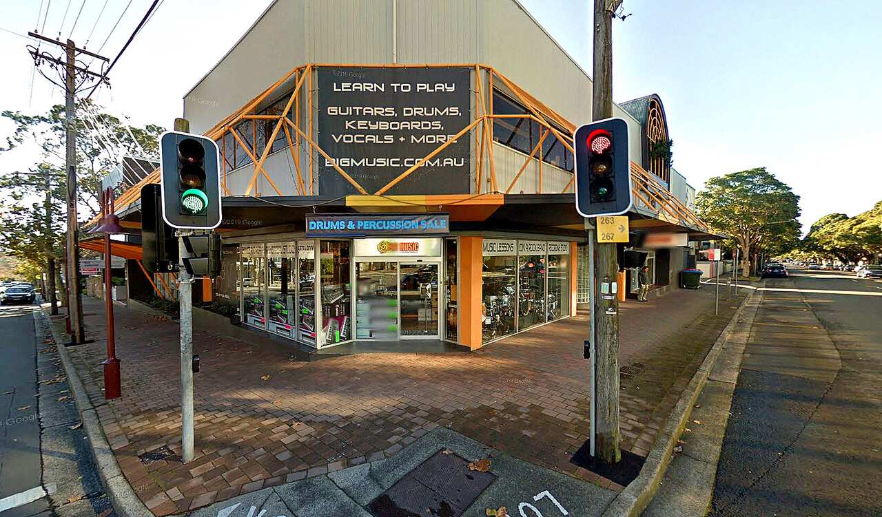 The Big Music store in Crows Nest, Sydney