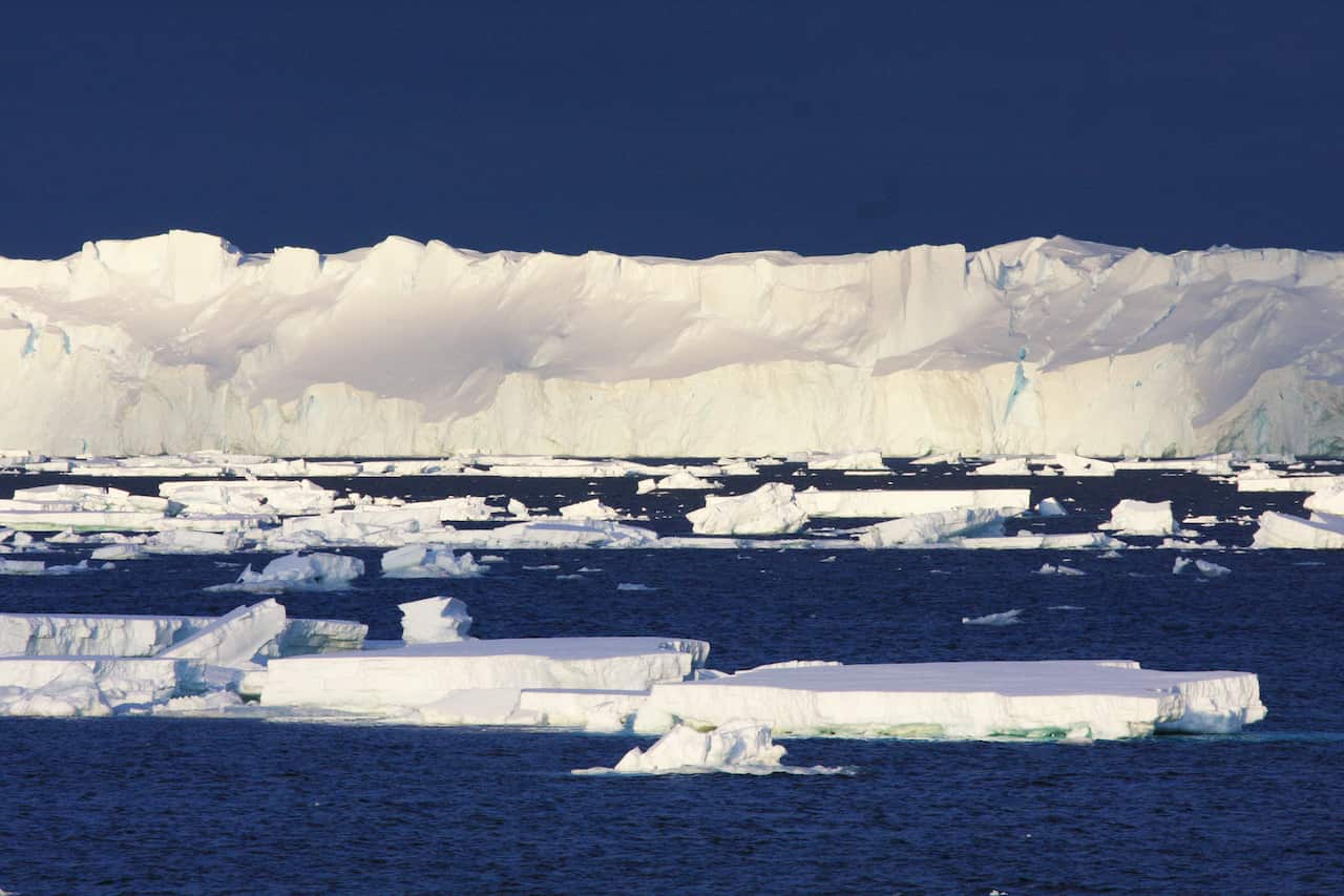The Totten Glacier, located in Antarctica's Australian territory