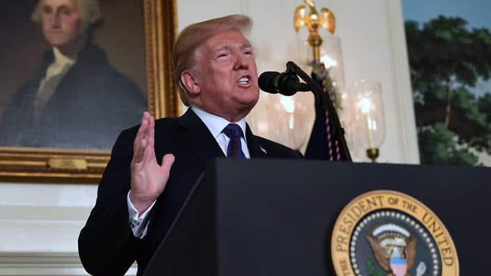 US President Donald Trump 