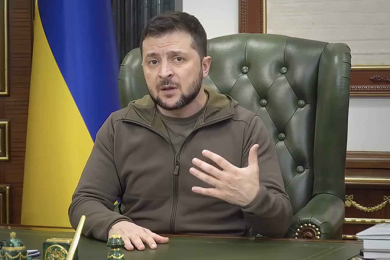 President of Ukraine Volodymyr Zelenskyy. 