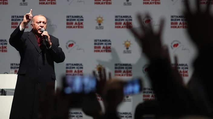 Turkish President Recep Tayyip Erdogan. 