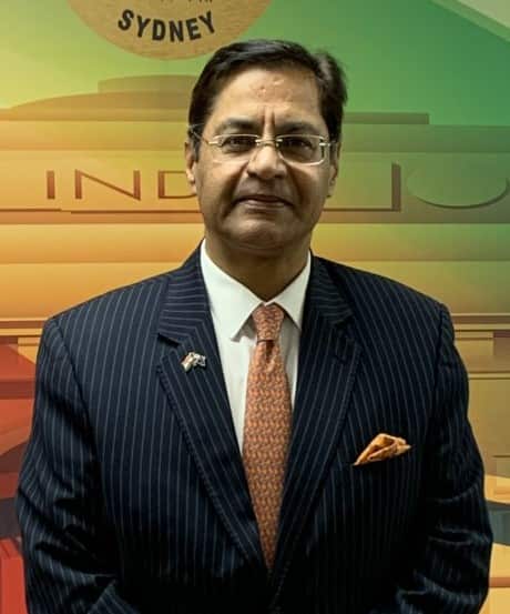 Indian High Commissioner Manpreet Vohra.