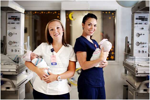nurses take care of infants