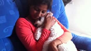 Dr. Sangeetha Soman with her puppy