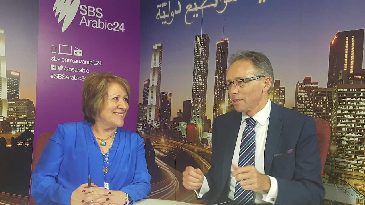 Ambassador Neil Hawkins and Marie Myssy