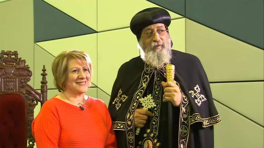 Pope Tawadros & Marie Myssy