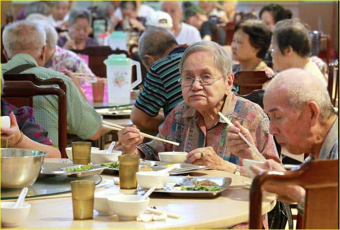 長者用膳（資料圖片）