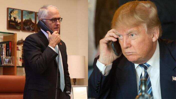 Prime Minister Malcom Turnbull and US President, Donald Trump