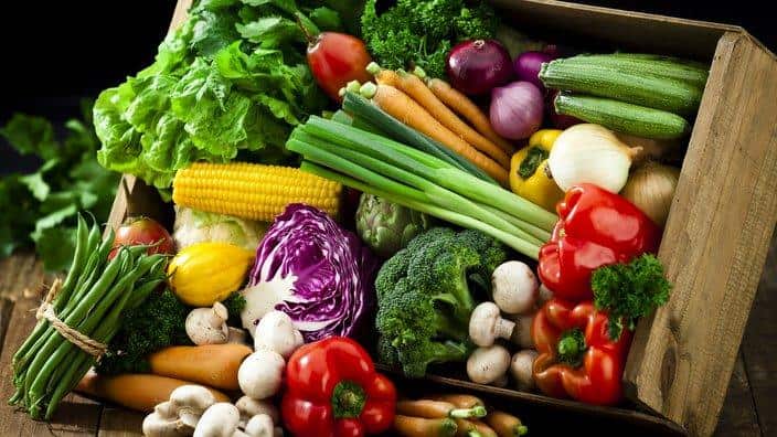 Vegetables and fruits