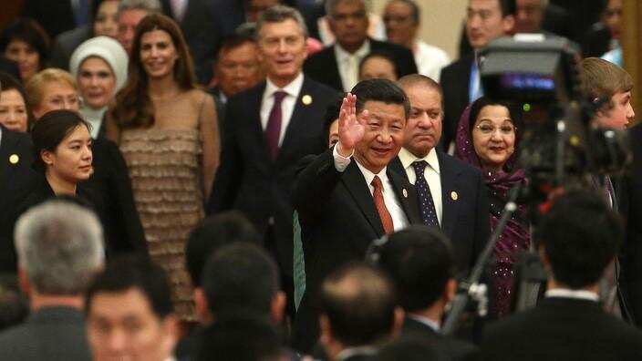 Xi Jin Ping at One Belt One Road Summit