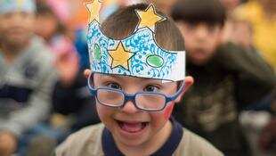 An intellectually disabled kid