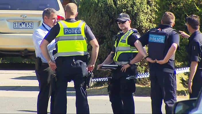Victorian police at terror raids in Melbourne