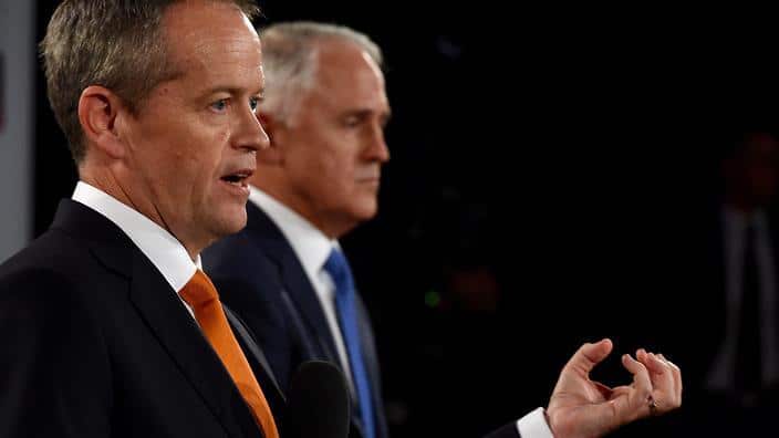 Bill Shorten and Malcolm Turnbull