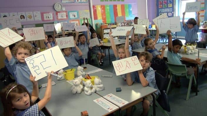 English-Korean bilingual class in Chatswood Public School