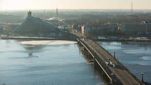 New National Library building in Riga
