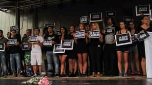 At the Melbourne ‘Je suis Charlie’ rally