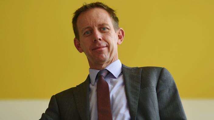 ACT Greens leader Shane Rattenbury poses for pictures after an interview in Canberra. AAP