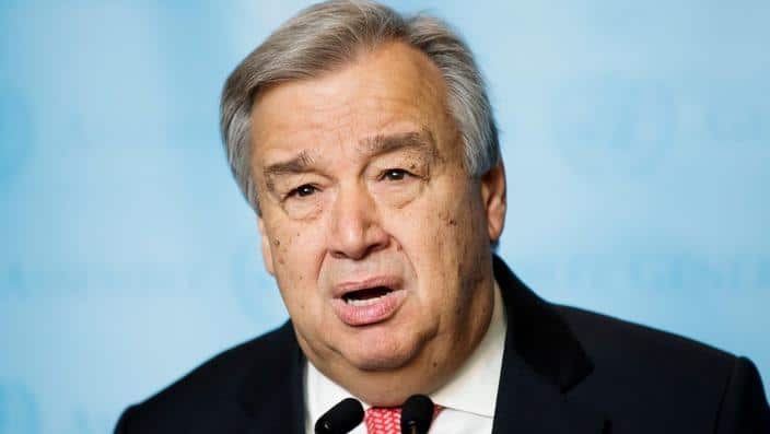 New UN secretary-general Antonio Guterres