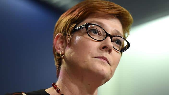 Australian Defence Minister Marise Payne