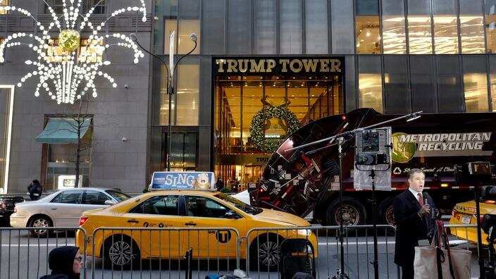 Trump Tower in New York.