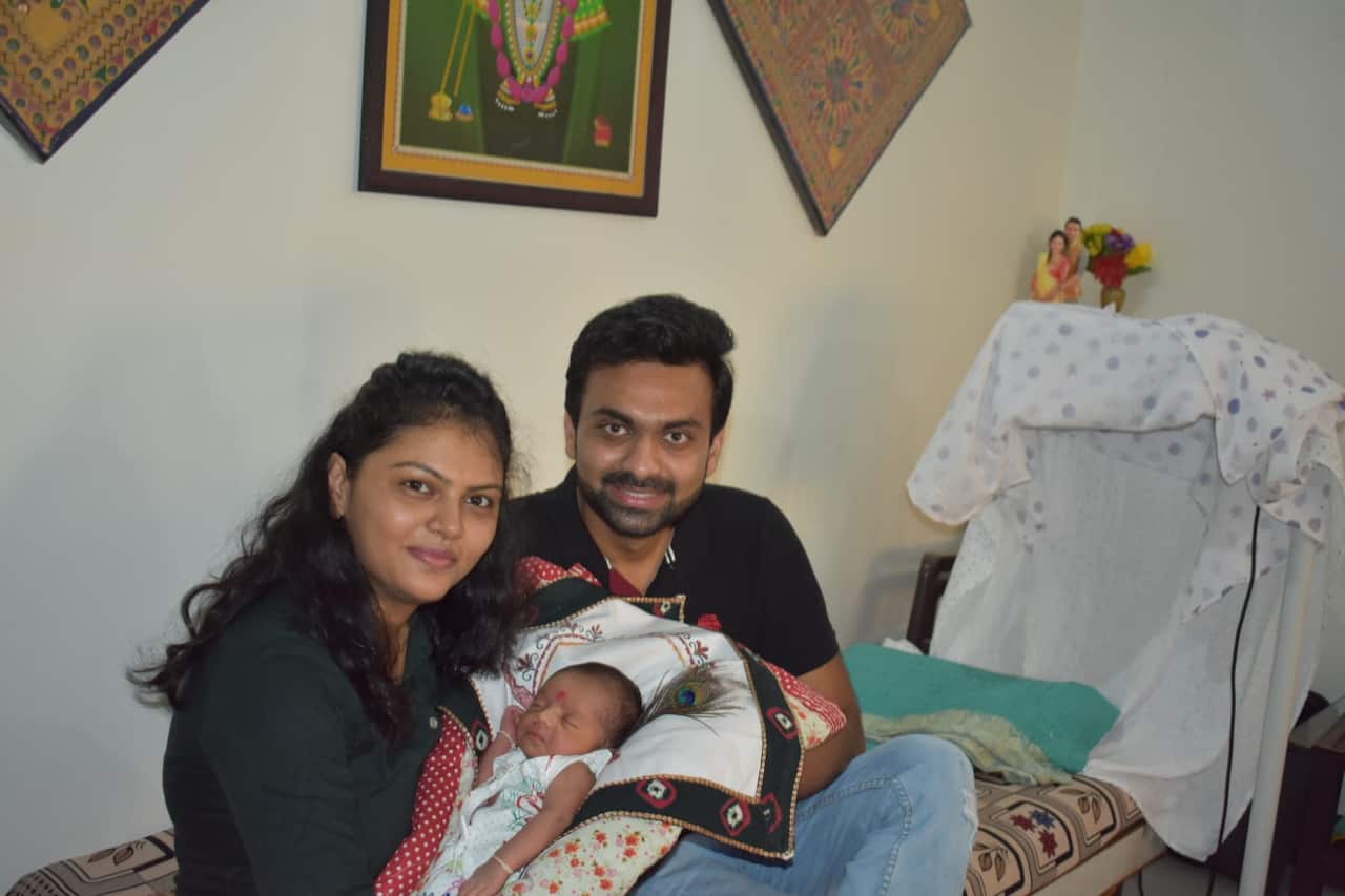 Pooja and Nijesh blessed with a baby boy.