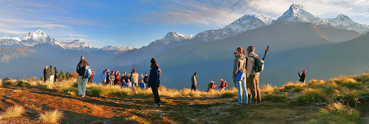 Poon Hill Sunrise in Kaski Pokhara Nepal